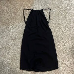 Women’s backless dress